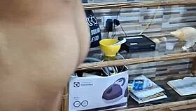 so horny, the virgin wants to fuck without bathing first 😈