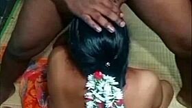 indian beautiful housewife relaxes in dorm with mother in law