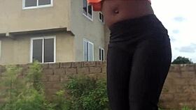 Crazybitch folds clothes while twerking