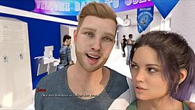 ゲームで苦戦中パート1、フタナリ楽しんじゃうよ 😜