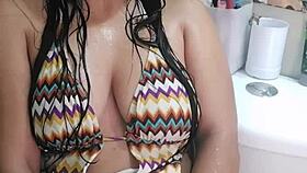 This latina girl couldn't find a guy to fuck her, so she turns to lesbian action to satisfy her cravings!