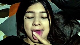 They fucked me, the submissive latina, until exhaustion at home with dildo