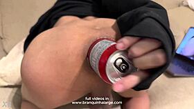 Shemale Uses Anal Dildo