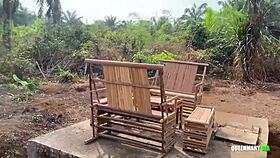 My ex girlfriend offered to fuck me for the last time on her wedding day outdoor