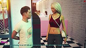 Wife And Stepmother Play A Game Together