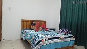 Latina Stepmother In Lingerie Bent Over For Doggystyle With Big Vagina