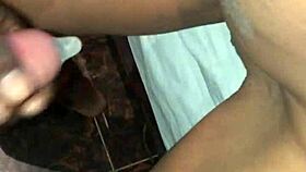 Big-titted Dominican gives handjob and oral