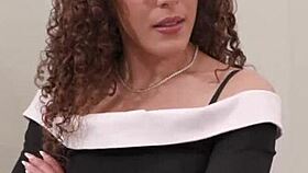 Latina liv undergoes a rectal exam in the classroom.