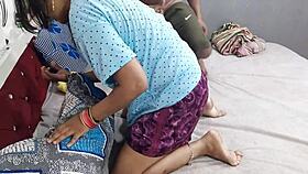 morning sex with cute housewife in doggy