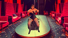 Stripper granny carmen gets fucked in missionary position during homemade hardcore.