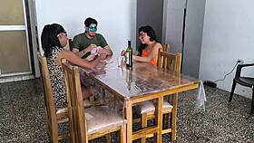 A card game between stepbrothers ends in a dirty way