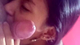 Peruvian Milf In Robe Sucks Cock Then Rides For Creampie