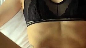 Hard anal and massive creampie with petite 18+ latina lingerie model - pov vertical sex