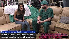 Aria Nicole gets an enema from the perv doctor tampa