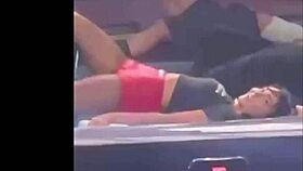 Watch Aitana as she dances very sexy, her body moving in ways that intrigue and excite, blending innocence with seduction