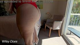 wifey tries on various panties for fun 😊