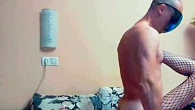 Beautiful couple tries homemade porn acting.