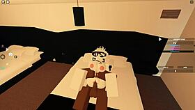 I bend her over for rough anal with my monster cock