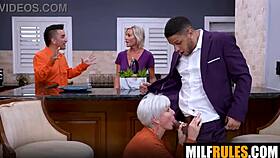 Sloppy cum swap with petite amateurs, I think I got the names wrong