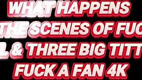 Dan's Bold Blowjob On Big Tits