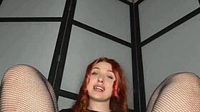 i want you to be my dildo for virtual sex with pretty redhead fingering