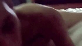 she loves sucking my skinny cock with small tits