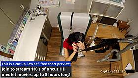Yasmine Woods Humiliated with Handcuffs Behind Scenes