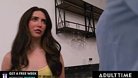 Bratty Jane Wilde gets disciplined by lesbian babysitter Lilly Bell with spanking, licking, and scissoring in this Adult Time scene.