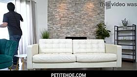 young petite teen squirts for neighbor 😍