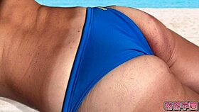 Do you enjoy dicks in swimsuit masturbation and handjob at secret school