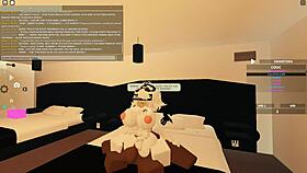 I bend her over for rough anal with my monster cock