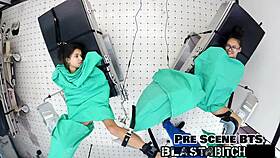 Feeling The Passion With Stepsister Aria Nicole In POV Backstage Nurse Scene