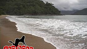 Jota Fucks Sexy Pornstar In Deserted São Paulo Beach Orgy