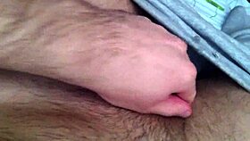 Masturbating With Big Cock To Huge Cumshot!