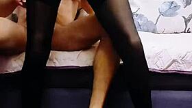 In their intimate story, the husband gets tough with anal doggystyle on his wife