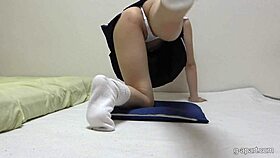 I love my japanese mini skirt and g-string on webcam, so sexy!