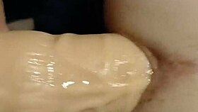 she straps on and takes control, pounding his ass with no mercy.