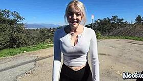 nichole saphir and savvy suxx in a casual outdoor threesome group scene