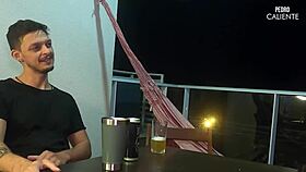 I made the married woman suck in front of the cuckold and she sat hard on my dick