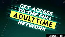 Bratty Jane Wilde gets disciplined by lesbian babysitter Lilly Bell with spanking, licking, and scissoring in this Adult Time scene.