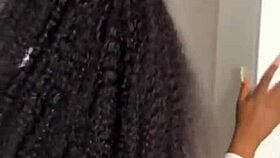 Ebony Maid Rides Boss