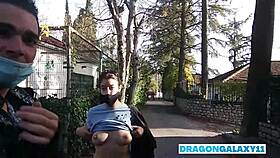 Risky Public Blowjob Cum In Mouth In The Street