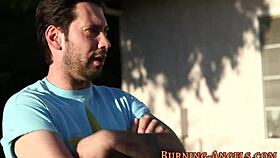 goth whore gets facial, tattooed emo alternative cum in mouth hardcore