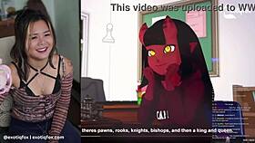 Exotiqfox solo masturbation in livestream highlights.