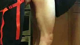 Pegging boyfriend's ass in kitchen, cornfield, bathroom with ass to mouth