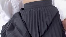 Massage guy's fingers drip wet pussy creampie.