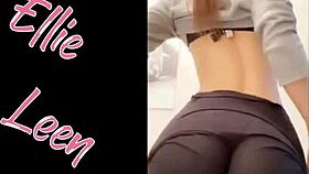 ellie leen in a hot masturbation compilation