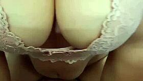 Homemade video of a housewife and her friend in panties, riding and doggystyle with big ass and tits