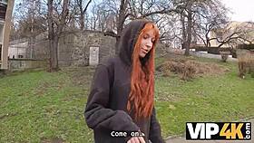 vip4k my big tits deserve a better boyfriend: girlfriend public sex with monster cock outdoor.