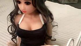 125cm cute sex doll harriet for easy fucking.